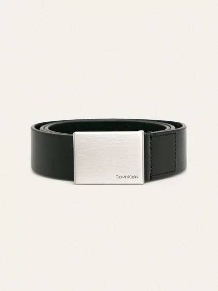 Calvin Klein usnjen črna