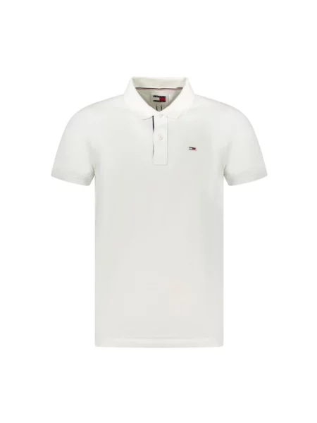 Koszulka polo Tommy Jeans biała