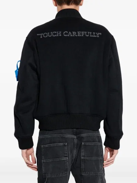 Geacă bomber Off-white alb