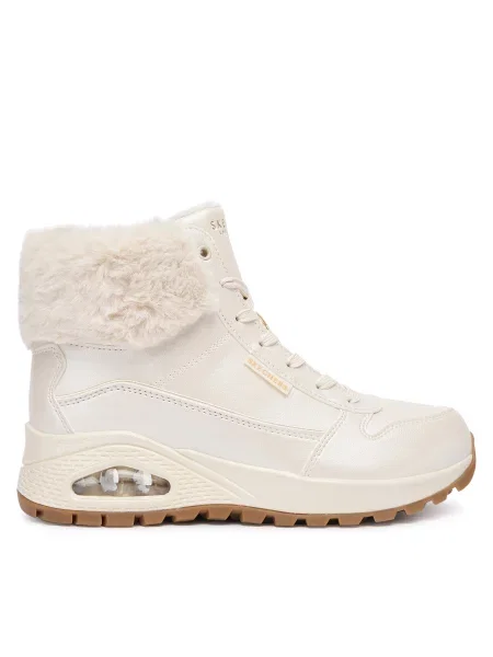 Gležnjarji Skechers Uno Rugged bela