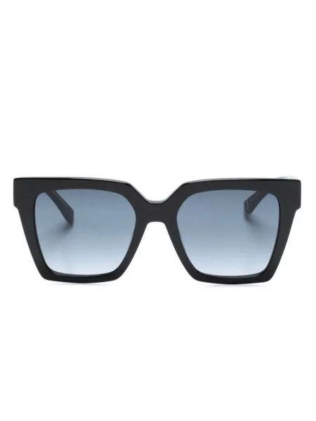 Ochelari de soare pătrați Tommy Hilfiger negru