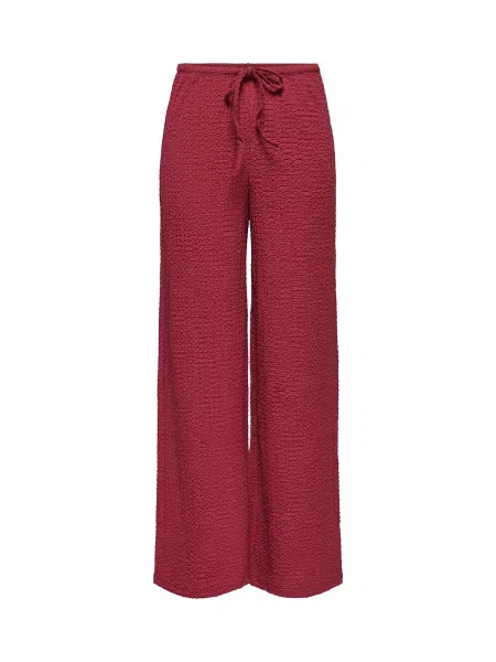 ONLY Pantaloni ONLErikka rodie roșu