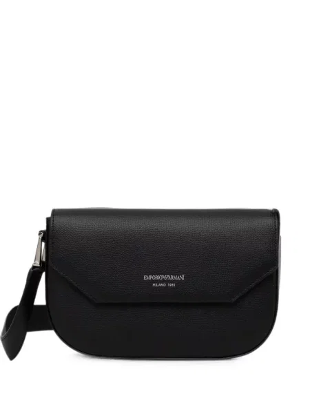 Geantă Emporio Armani din piele negru
