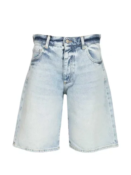 Široké džínové šortky Icon Denim s 5 kapsami modré