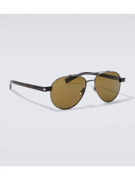 Ochelari de soare Saint Laurent argintiu