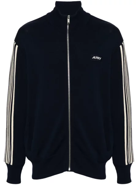 Mikina Autry s výšivkou modrá