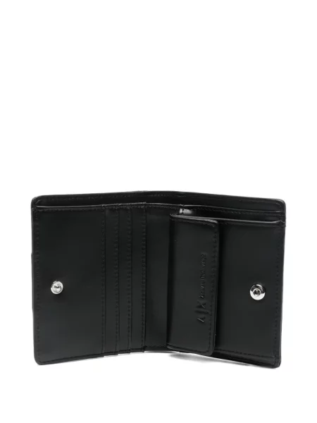 Portofel Armani Exchange cu autograf negru