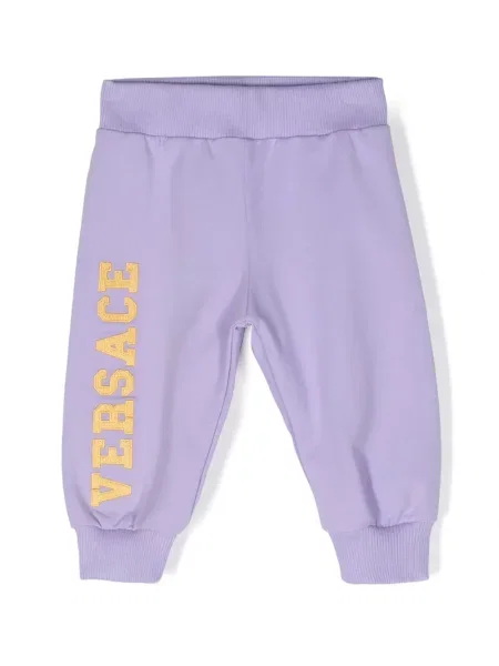 Spodnie dziecięce Versace fioletowe
