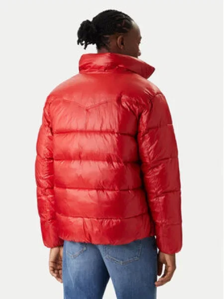 Zimní bunda Tommy Jeans červená