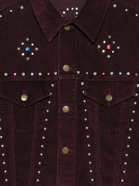 Manšestrová bunda Needles červená