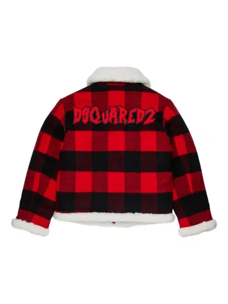 Kurtka dziecięca Dsquared2 czerwona