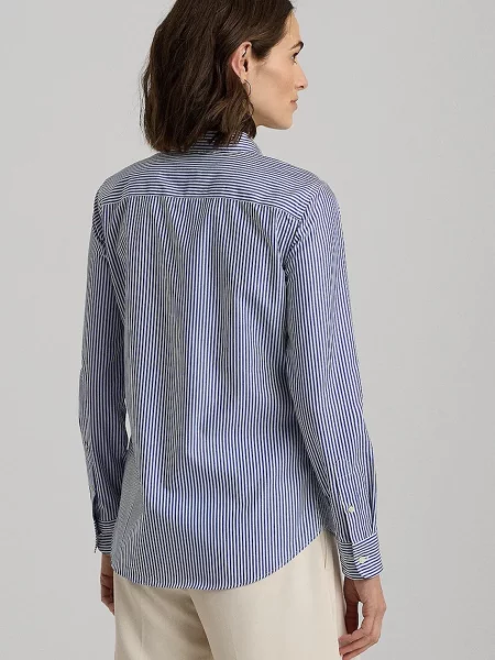 Lauren Ralph Lauren koszula relaxed z kołnierzykiem klasycznym niebieski