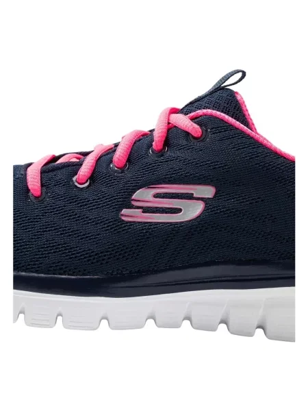 Sneakersy Skechers niebieskie