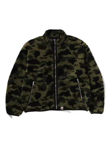 Geacă A Bathing Ape® cu model camuflaj verde