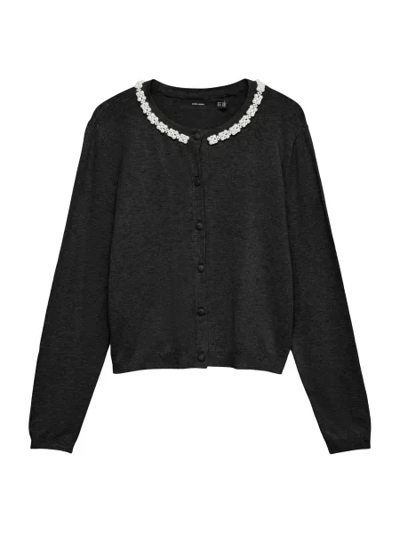 VERO MODA Geacă tricotată VMNEWGLORY amestecat negru