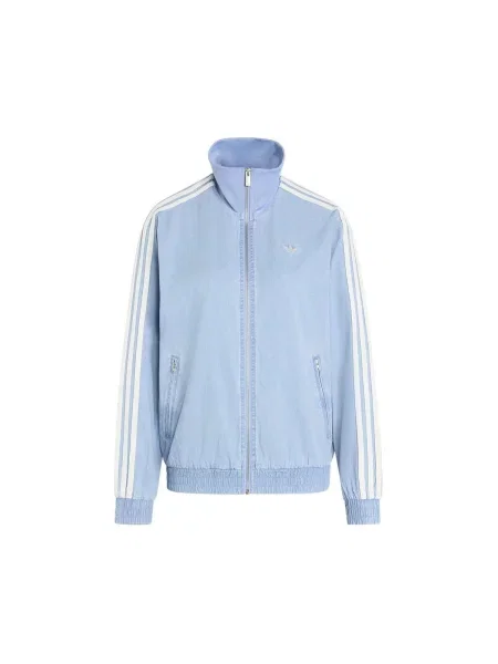 Džínsová bunda Adidas modrá