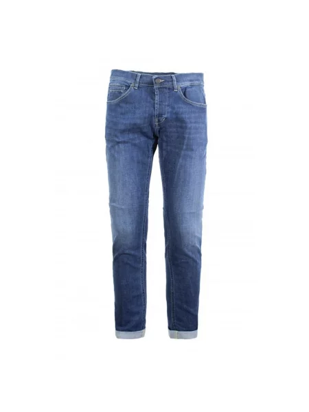 Skinny jeansy skinny Dondup niebieskie