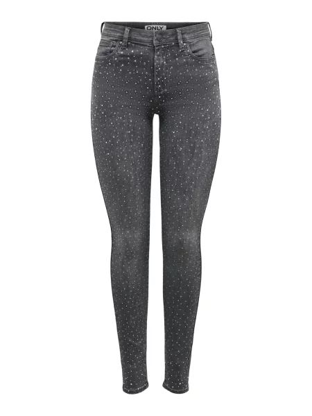 ONLY Jeans ONLWAUW închis gri