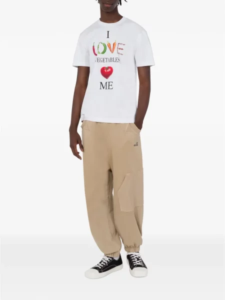 Τρέξιμο παντελόνι Love Moschino με σχέδιο καφέ