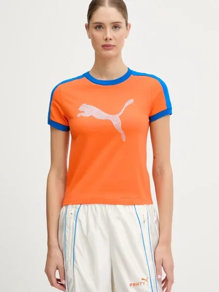 Тениска Puma оранжево