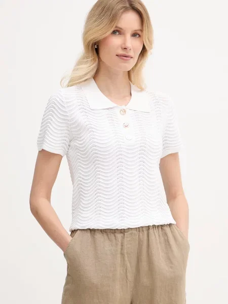 Polo majica Joseph Ribkoff bijela