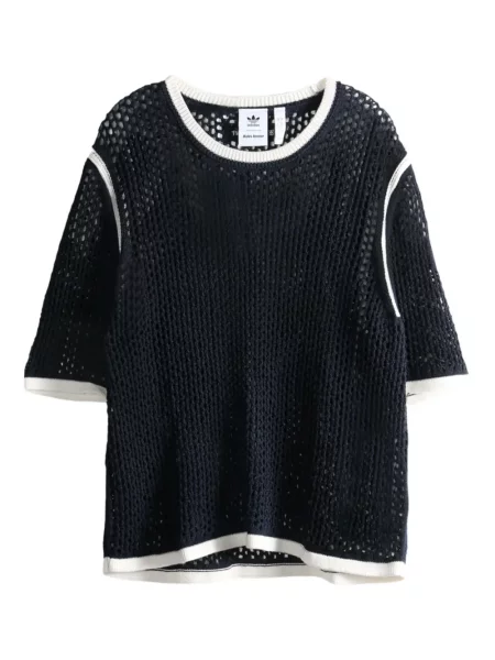 Tricou Adidas cu broderie plisat din satin roșu