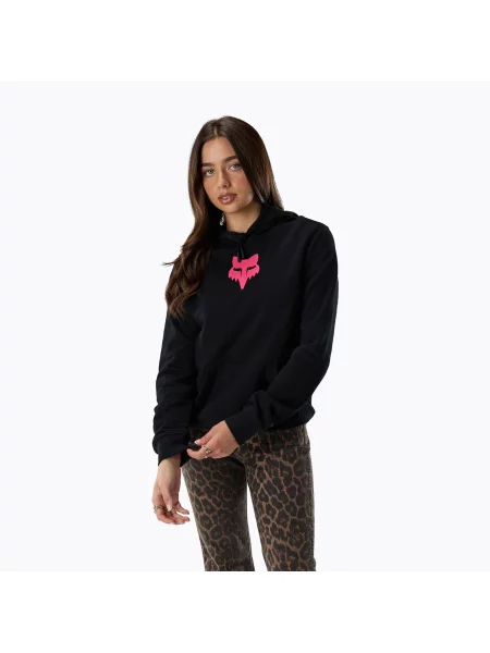 Bluză pentru femei Fox Racing Fox Head Fleece Pullover black/pink negru