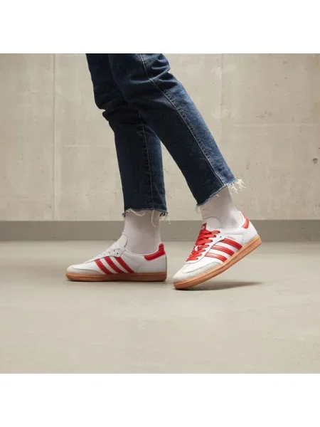 Adidas Originals Kožne tenisice Samba OG bijela