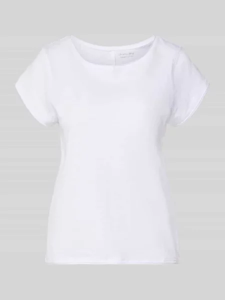T-shirt z krótkimi rękawami Christian Berg Woman biała