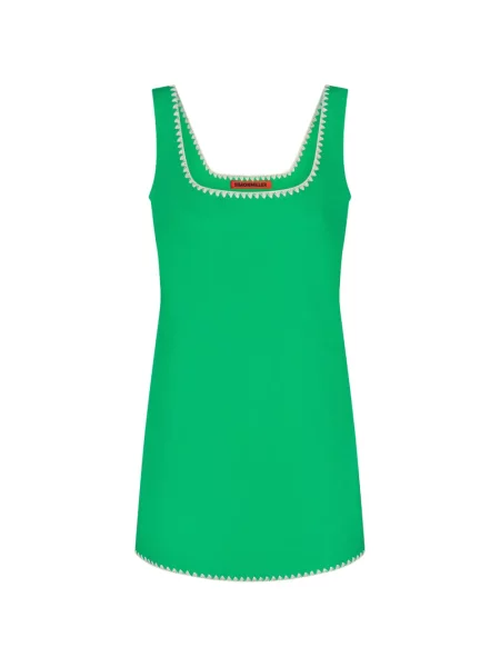 Rochie mini Simon Miller cu broderie verde