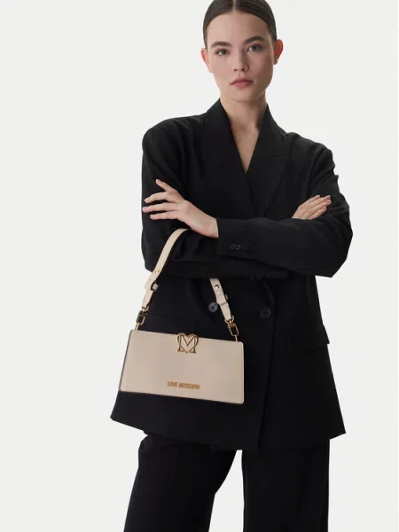 LOVE MOSCHINO Geantă Écru bej