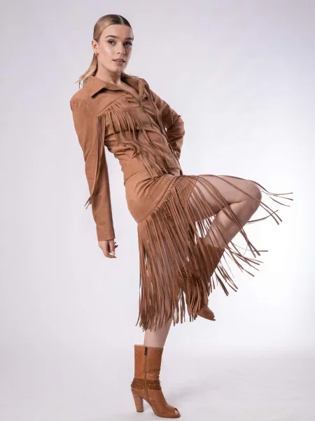 A.G.N.A Спідниця міді Світло-коричневий коричнева