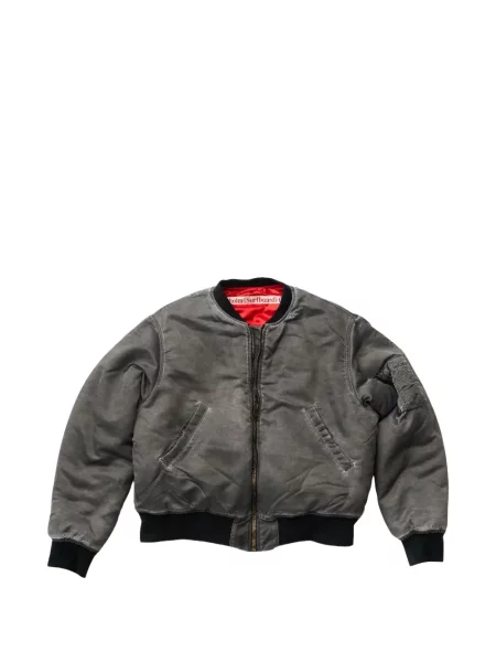 Geacă bomber Stockholm Surfboard Club cu autograf negru