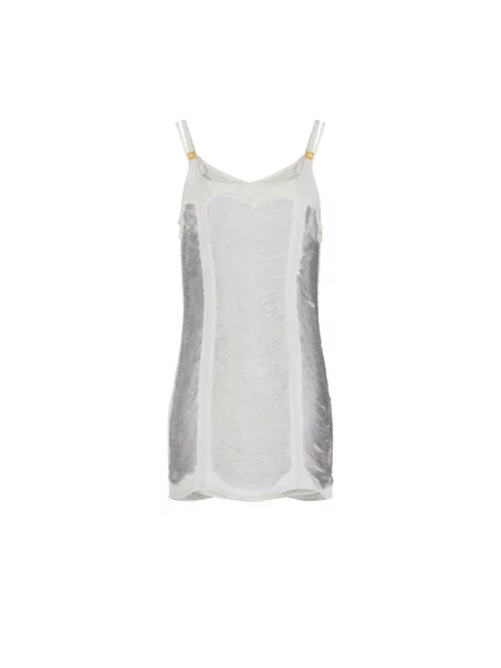 Sukienka jeansowa Elisabetta Franchi szara