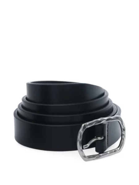 Cu centură curea Ann Demeulemeester cu cataramă negru