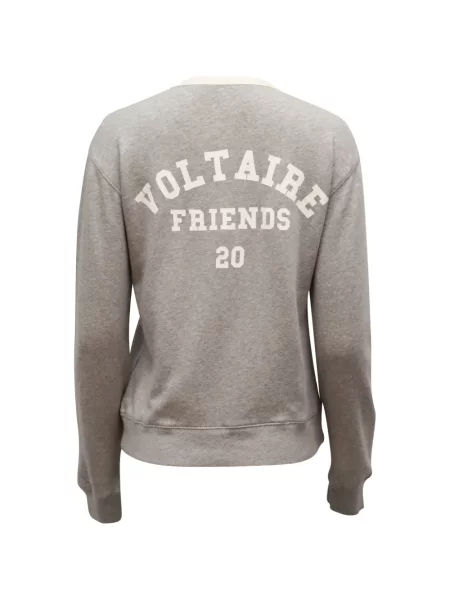 Pulover Zadig&voltaire cu imagine gri