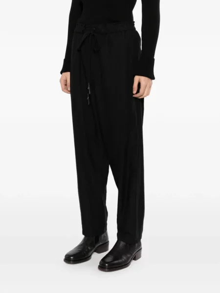 Pantaloni Nude:masahiko Maruyama cu cordon negru