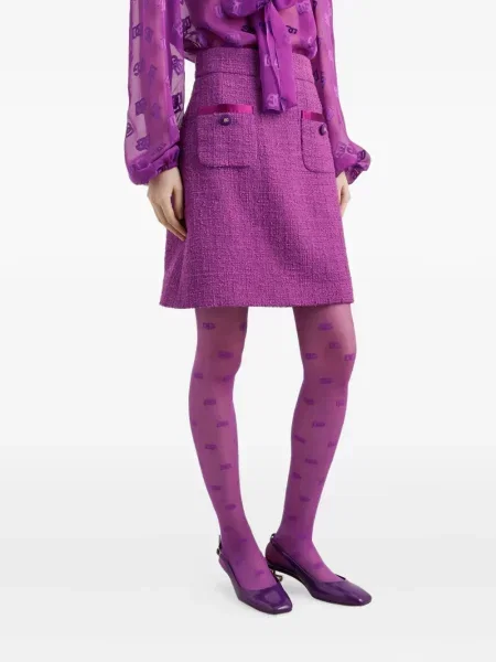 Fusta mini Dolce & Gabbana violet