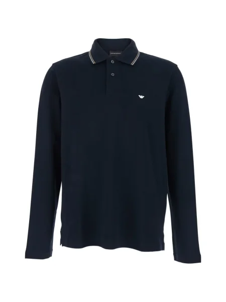 Polo Emporio Armani lung albastru