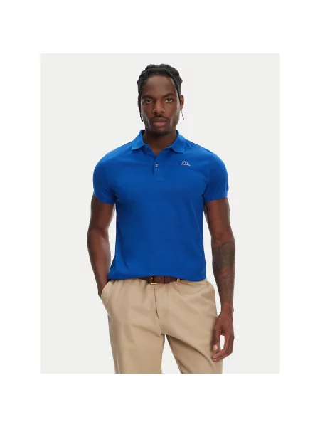 Robe di Kappa Поло William Голубий Slim Fit
