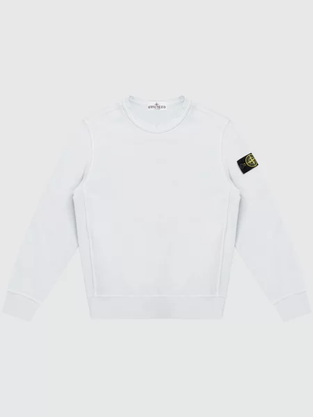 Дитячий світшот з логотипом Stone Island блакитний