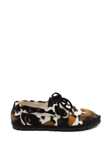 Loaferice Gondolina s printom smeđa