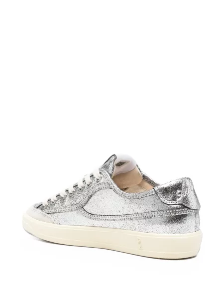 Sneakerși Autry din piele cu model floral cu imagine