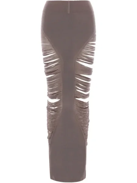 Spódnica midi Rick Owens do kolan