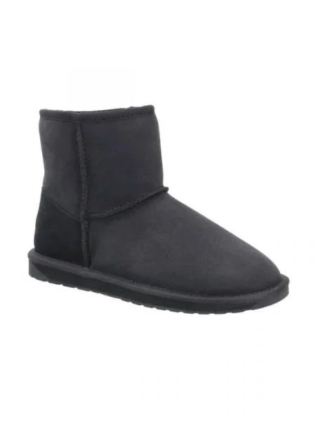 EMU Australia De piele bocanci Stinger Mini cu adaos de lână negru