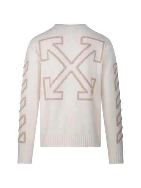 Pulover Off-white alb