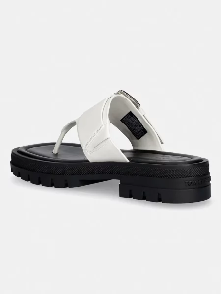 Tommy Jeans japonki TJW BUCKLE SANDAL białe