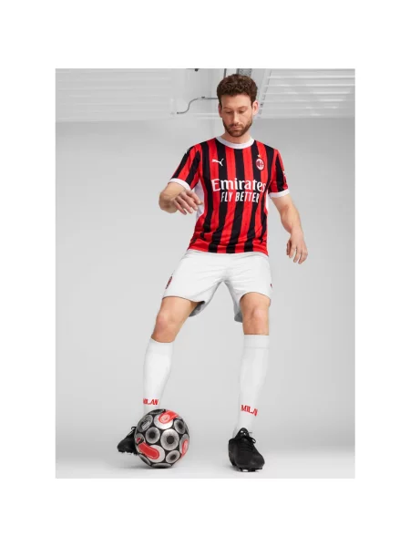 Koszulka domowa AC Milan PUMA For All Time Red Black biała
