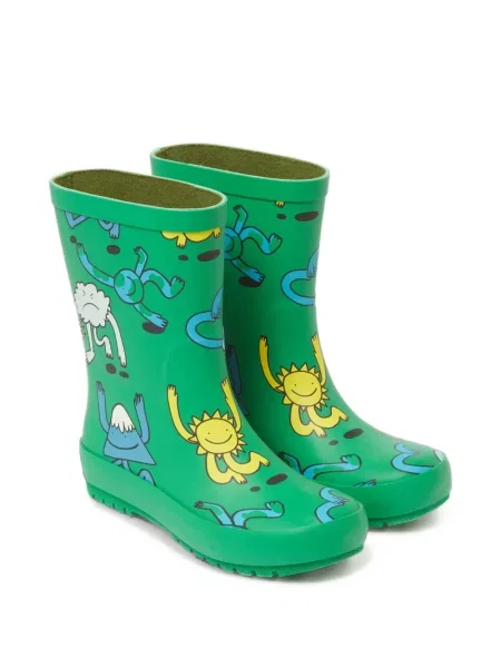 Botki dziecięce Stella Mccartney zielone