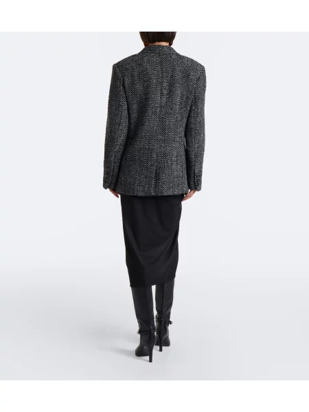 Fustă midi Marant Etoile drapată negru